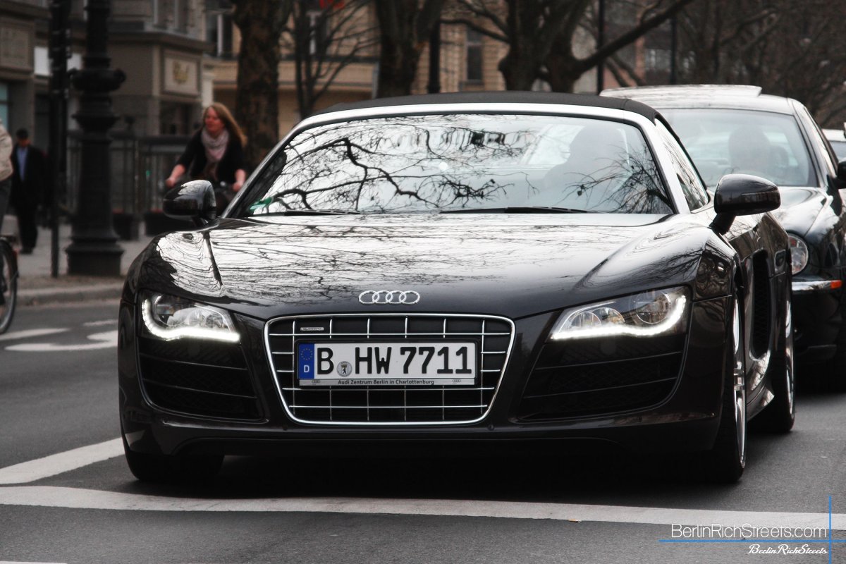 Audi R8 V10 Spyder spotted in Berlin — BerlinRichStreets